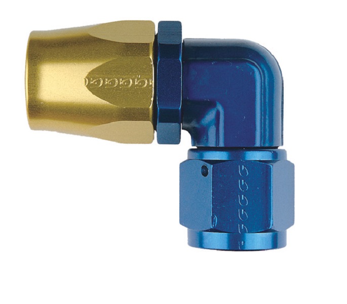 Фитинг Кованый Угловой, Jicunf 916 X 18, Al, Синий, 90, An06 Goodridge