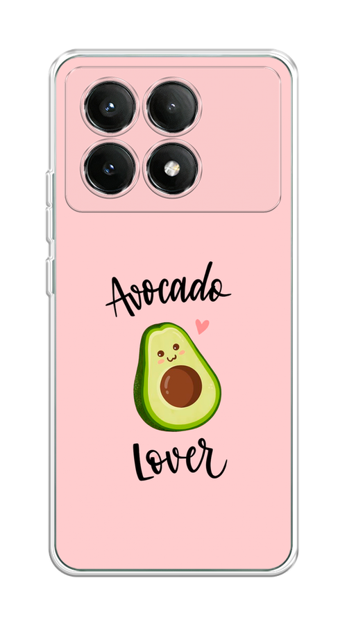 

Чехол на Poco X6 PRO 5G "Avocado lover", Розовый;зеленый, 320950-1