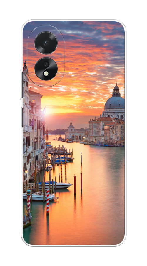 

Чехол на Oppo A18 "Восход 11", Розовый;оранжевый, 2515450-1