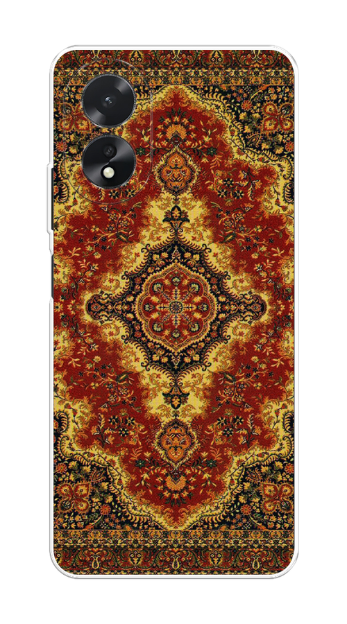 

Чехол на Oppo A18 "Ковер", Коричневый;золотистый;красный, 2515450-1