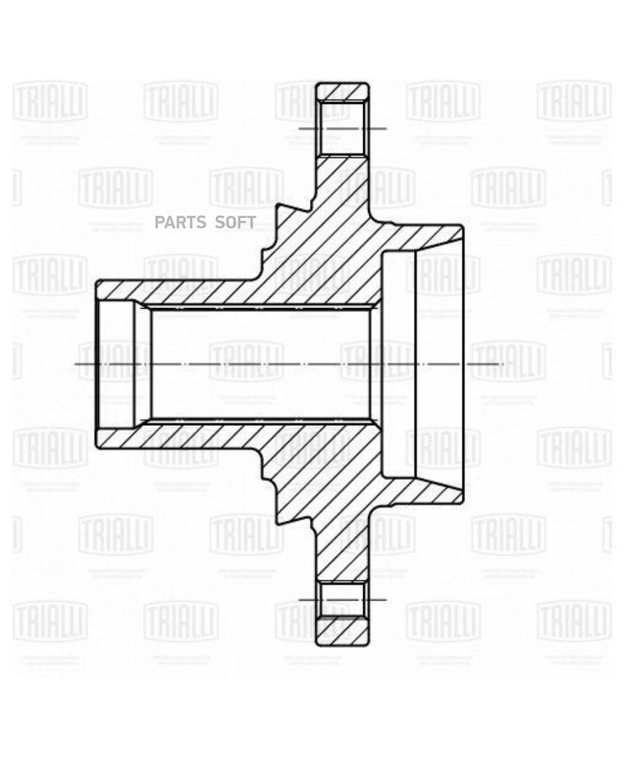 TRIALLI Ступица для ам Fiat Albea (96-) (перед.) (MR 1604)