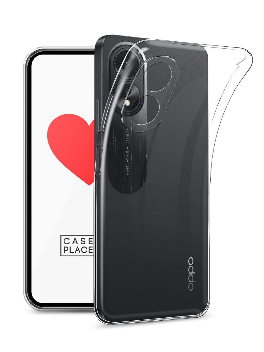 

Чехол на Oppo A18 прозрачный, 2515450-1