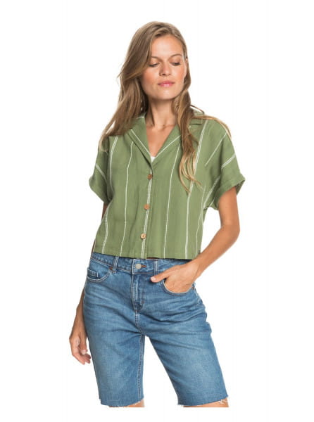

Блуза женская Roxy ERJWT03472 зеленая S, ERJWT03472