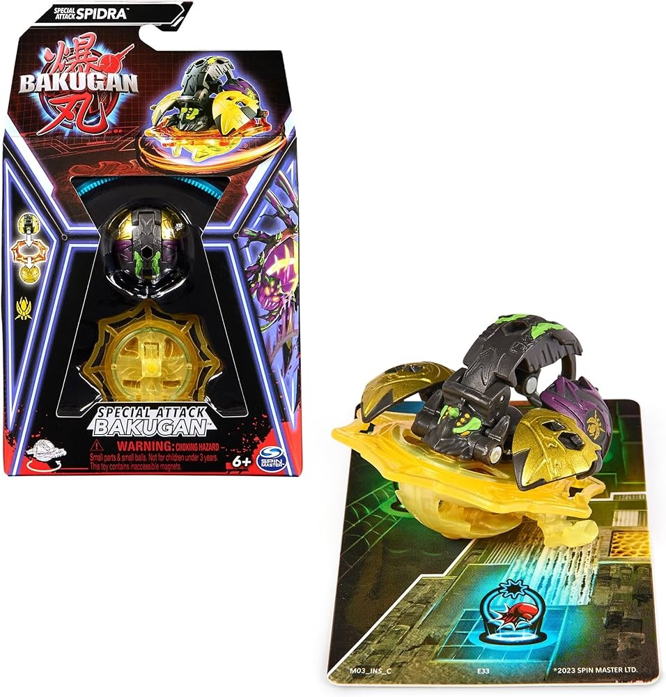 Фигурка BAKUGAN 2023 Special Attack Pack SPIDRA 20141566