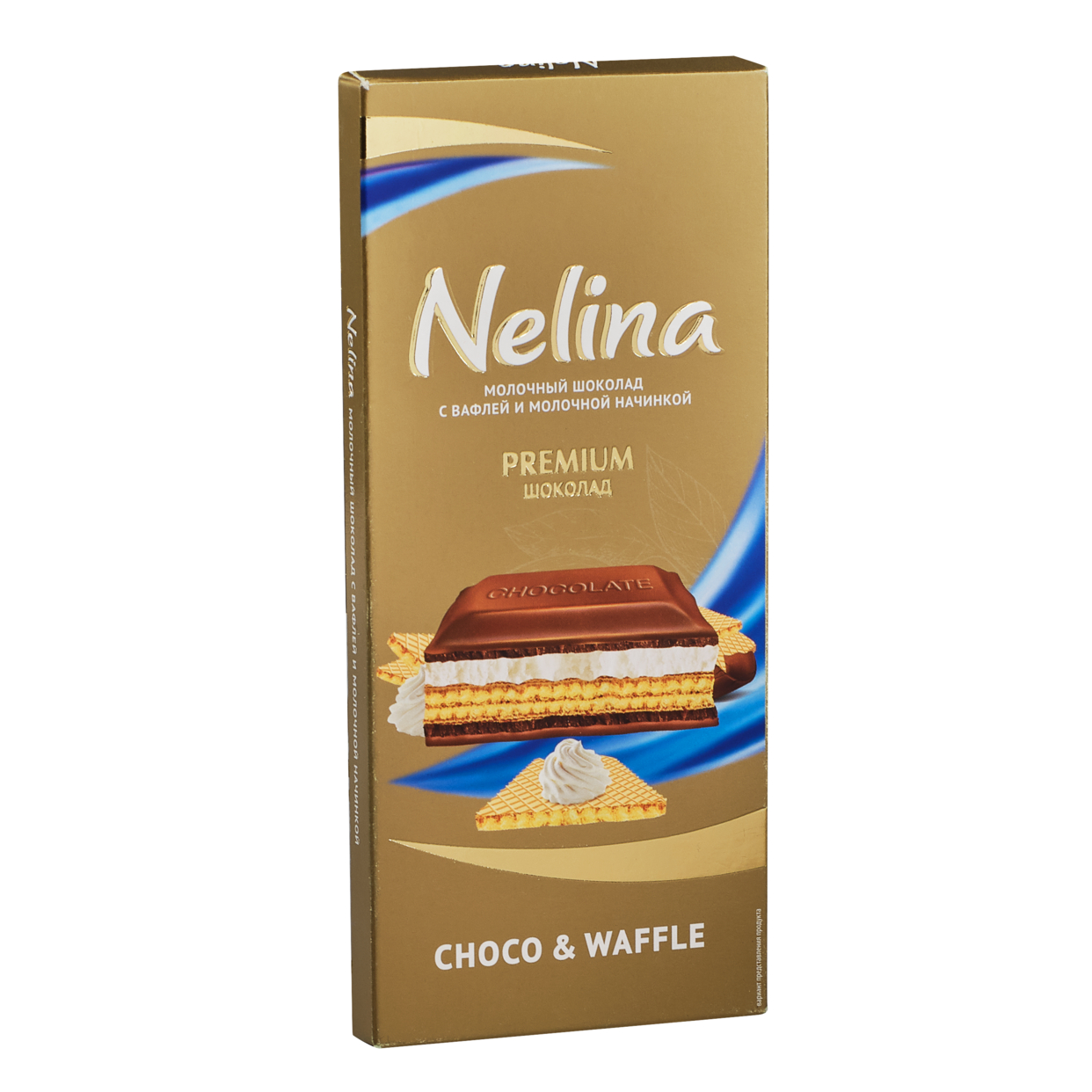 Шоколад Nelly Nelino Choco & Waffle с вафлей 80 г