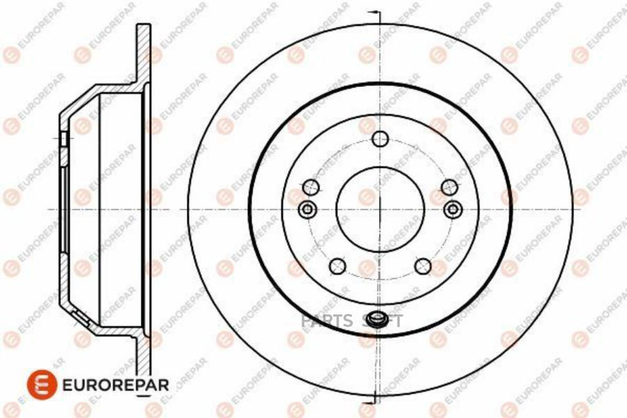 

EUROREPAR 1642780980 Диск тормозной HYUNDAI SANTA FE 13 1шт