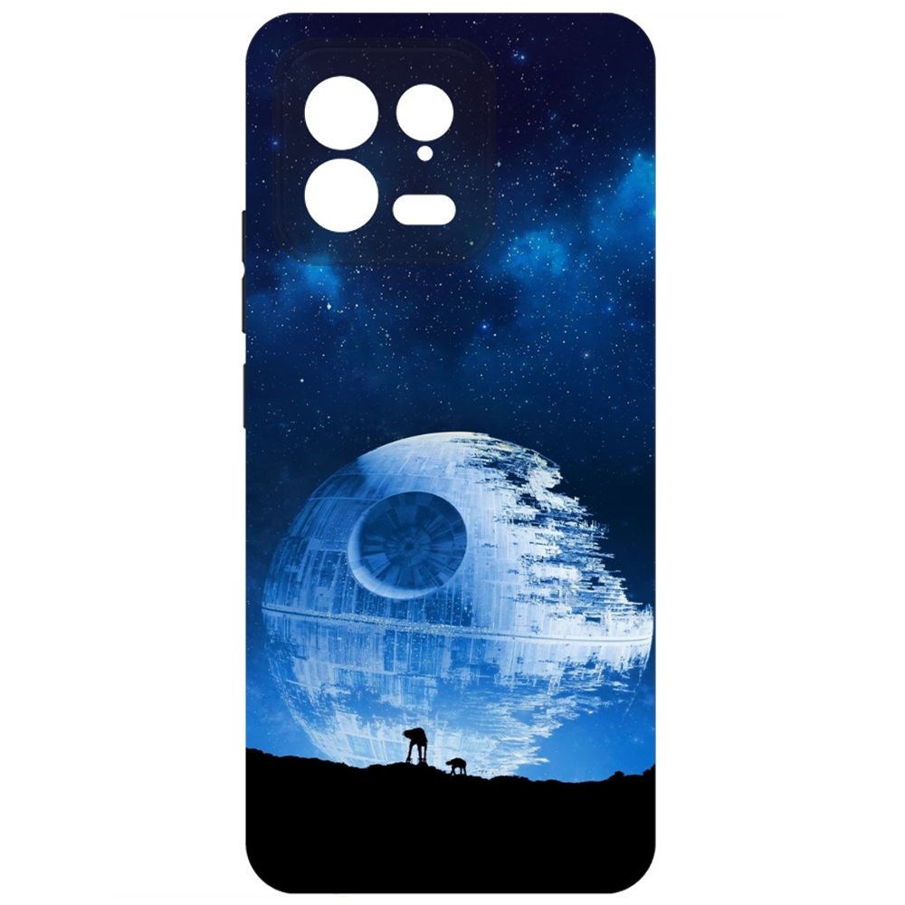 

Чехол-накладка Krutoff Soft Case Звездные Войны. Звезда смерти для Xiaomi 13 черный