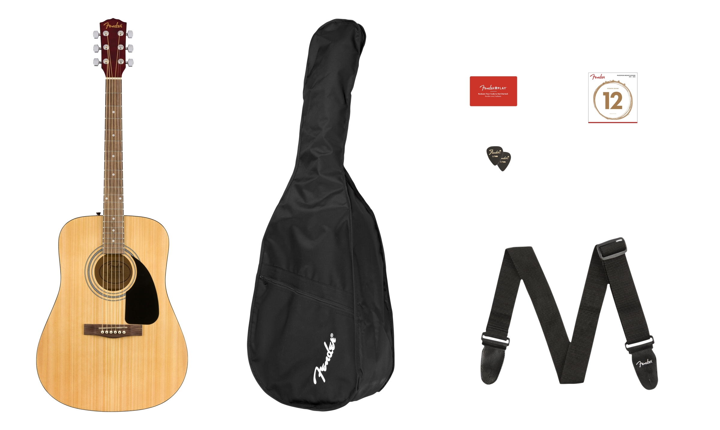 

Гитарный комплект FENDER FA-115 Dreadnought Pack, FA-115 Dreadnought Pac