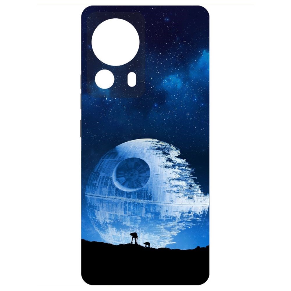

Чехол-накладка Krutoff Soft Case Звездные Войны. Звезда смерти для Xiaomi 13 Lite черный