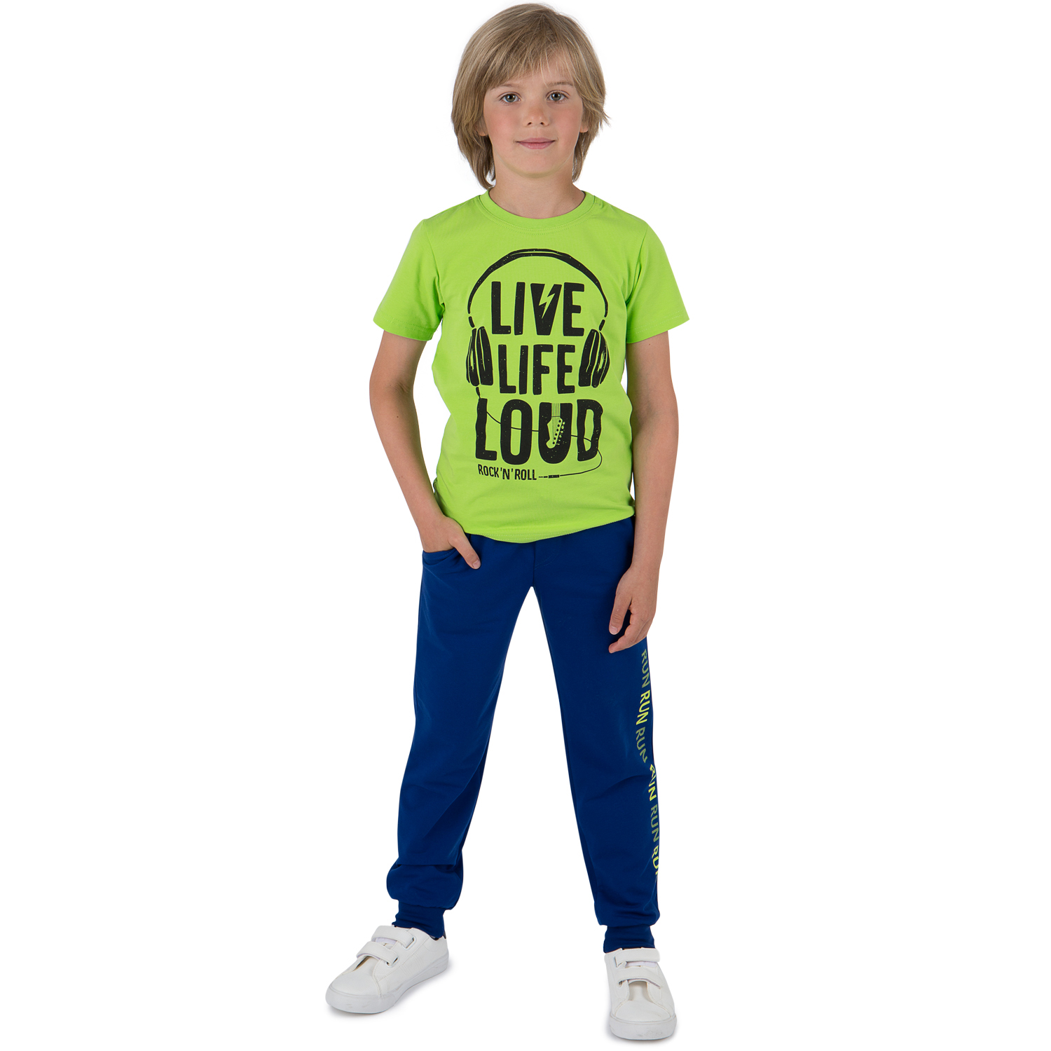 

Футболка Leader Kids Рок салатовый р.146, GL001025184