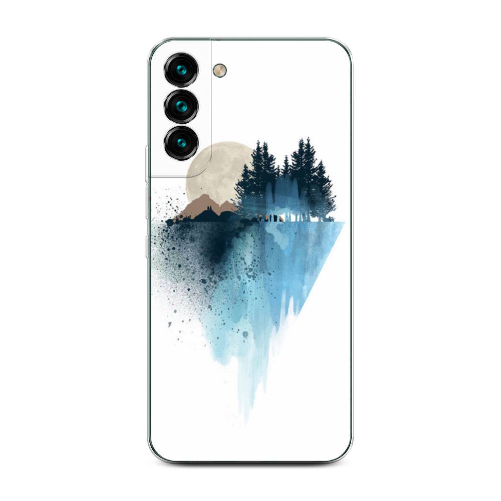 

Чехол Awog на Samsung Galaxy S22 + / Самсунг S22 + "Горы 5", Голубой, 2103950-4