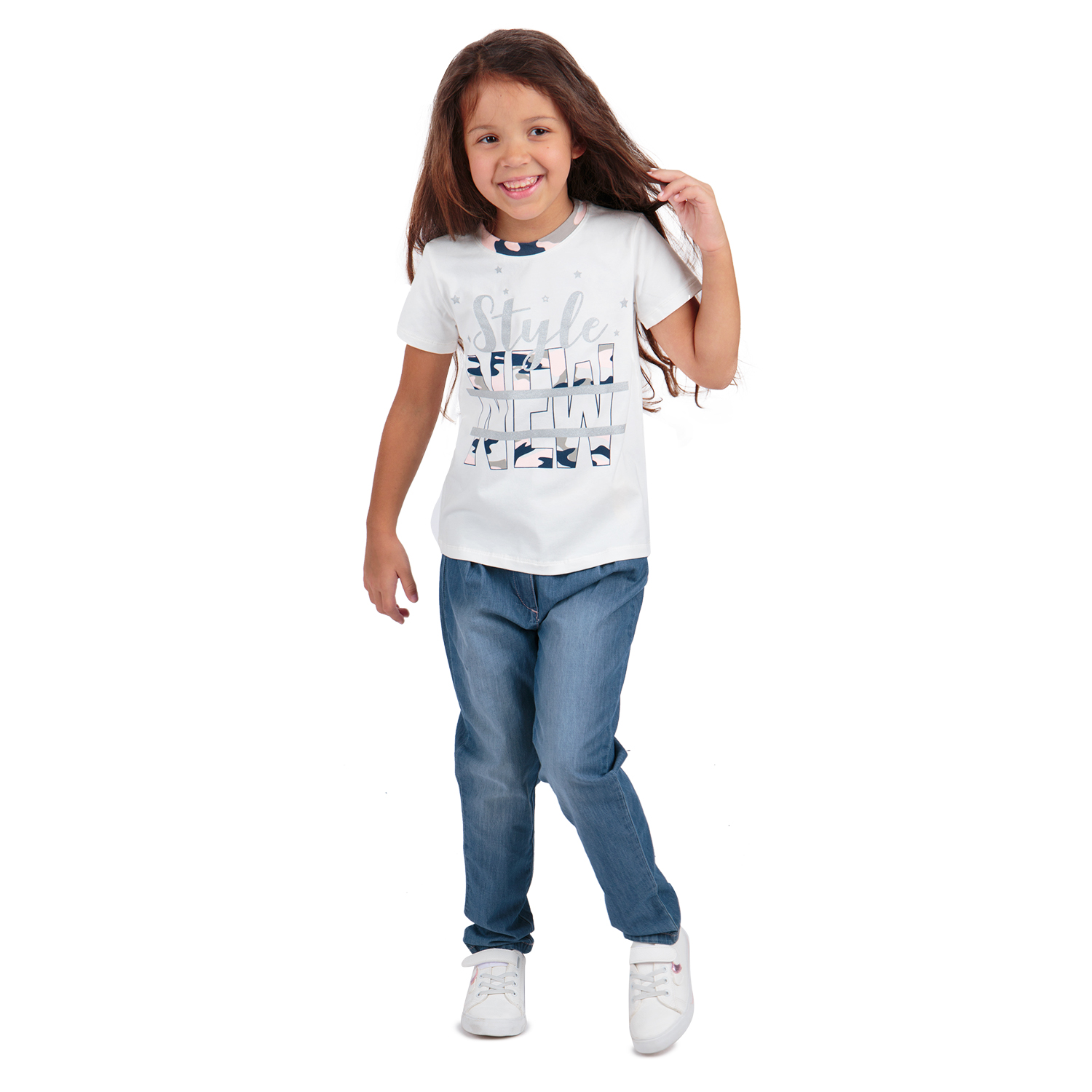 

Футболка Leader Kids Камуфляж белый р.134, GL001052889