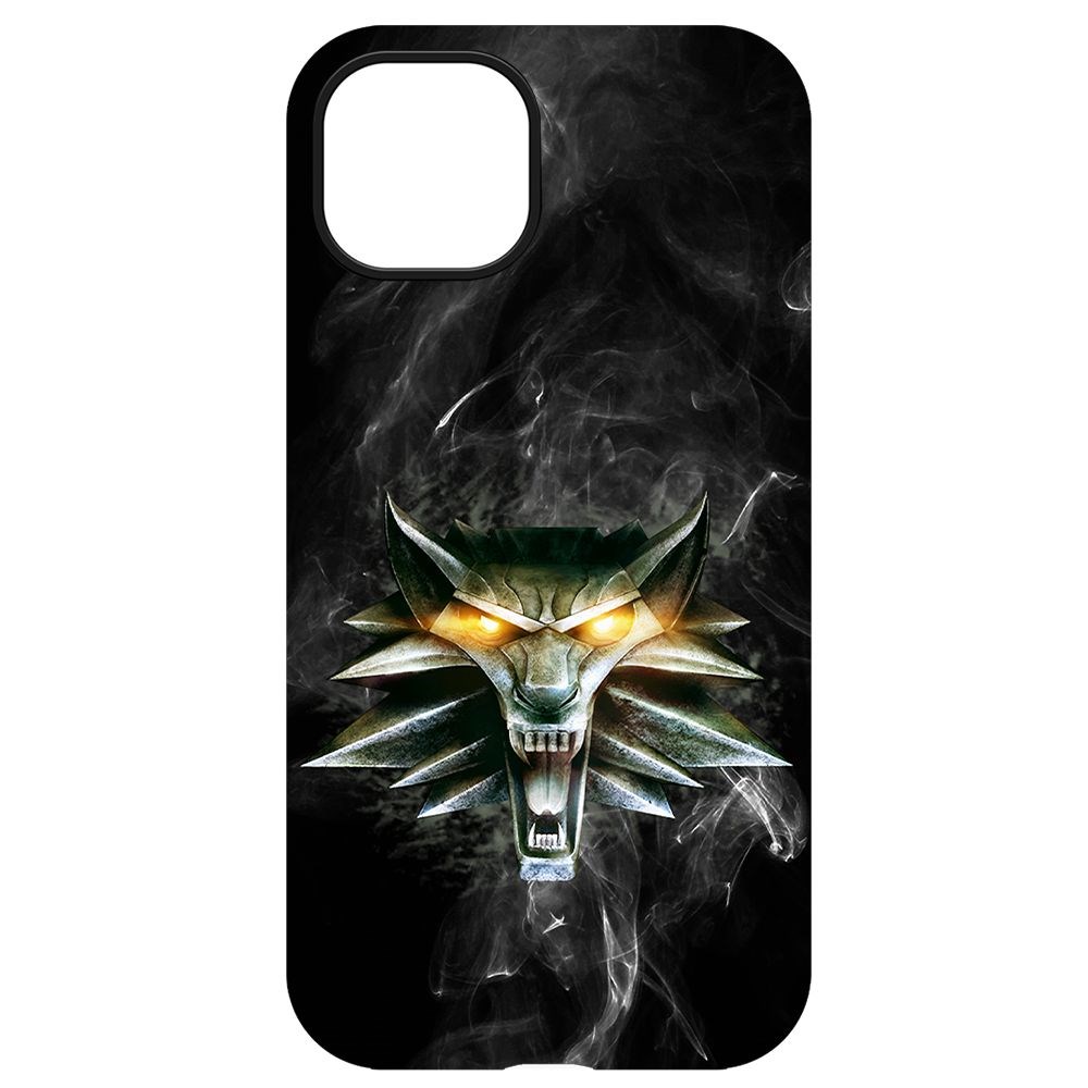 

Чехол-накладка Krutoff Soft Case Ведьмак. Школа Волка для iPhone 13 черный