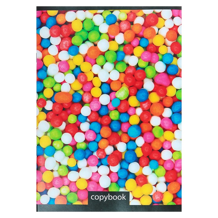 

Тетрадь Calligrata "Конфеты" А4, 48 листов в клетку, обложка мелованный картон, 2 штуки