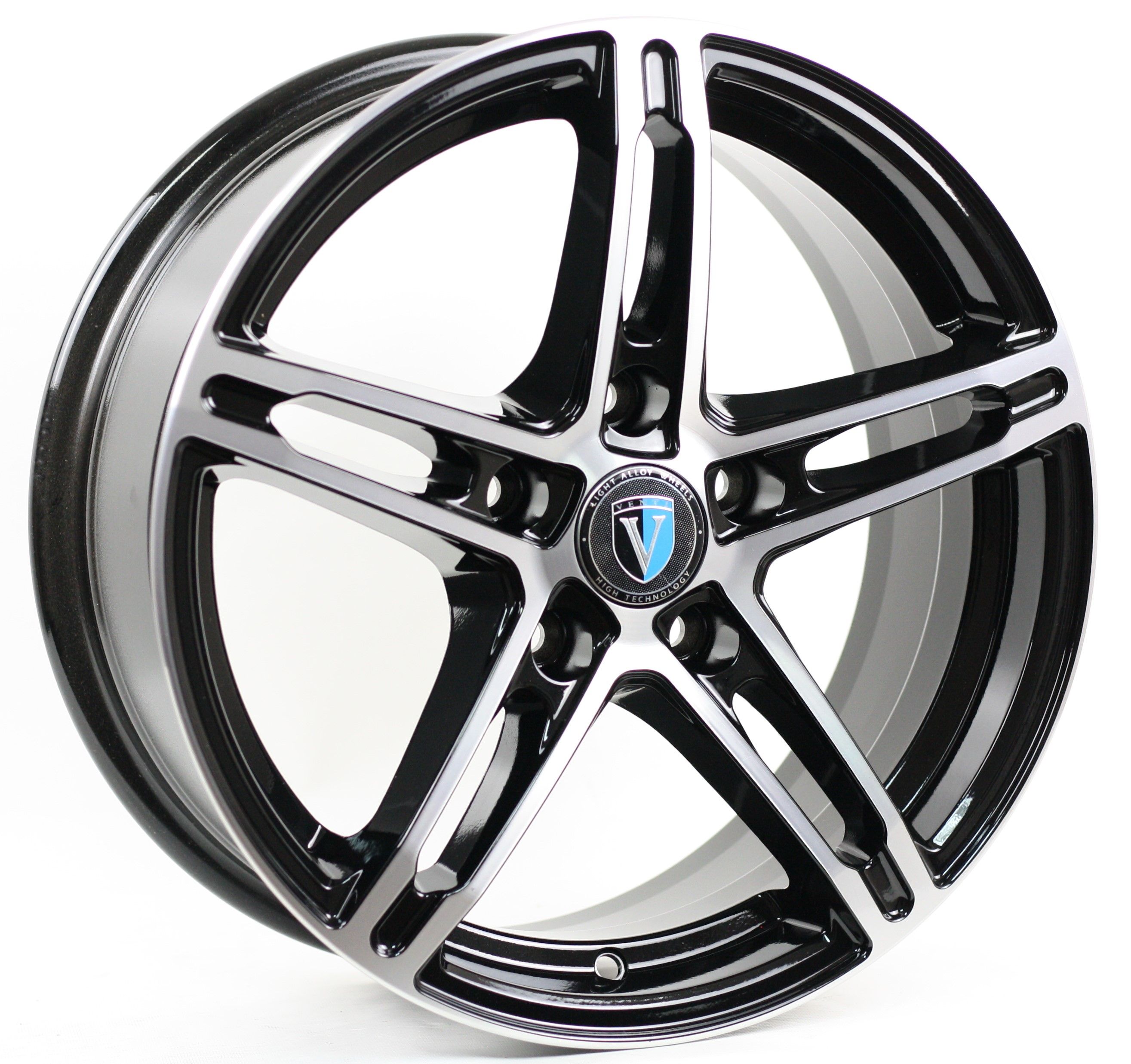 

Колесный диск литой VENTI 1518 6x15 4*100 ET40 d60,1 BD (V1518-615-601-4x100-40BD), Черный;серебристый