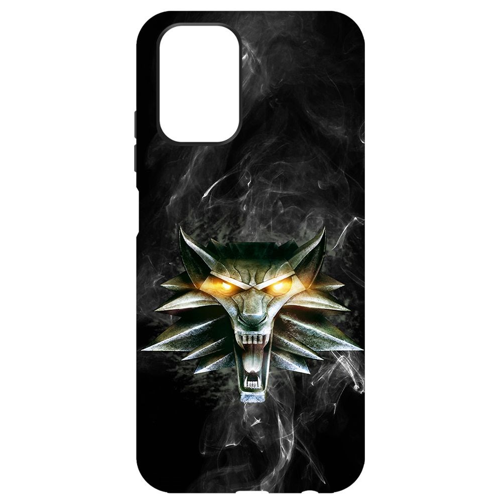 

Чехол-накладка Krutoff Soft Case Ведьмак. Школа Волка для Xiaomi Redmi 10 черный