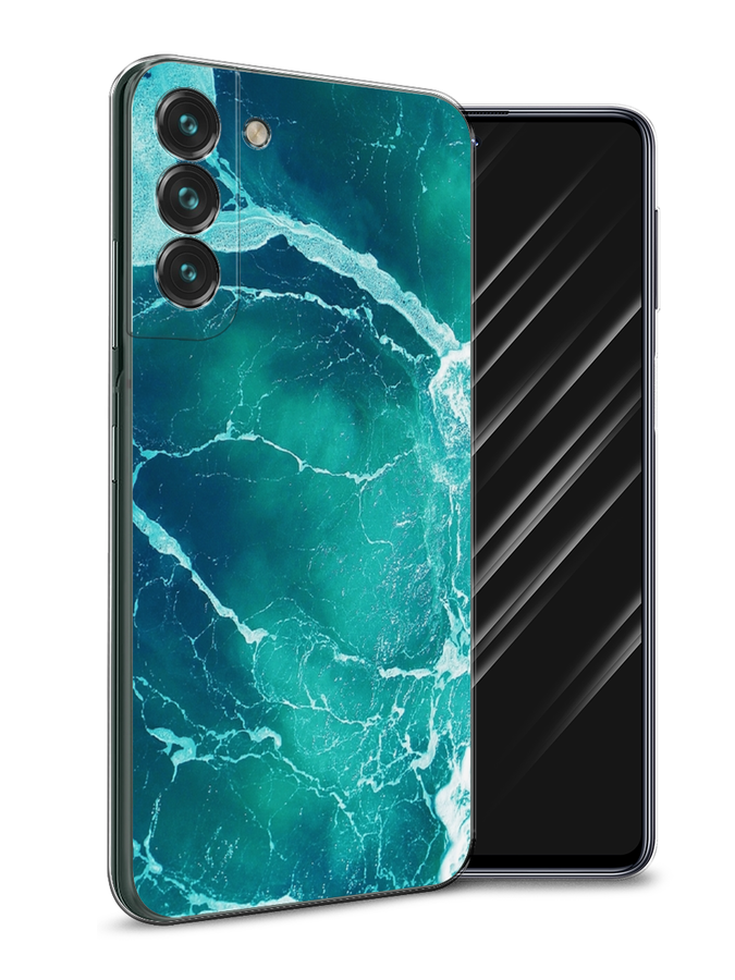 

Чехол Awog на Samsung Galaxy S22 + / Самсунг S22 + "Изумрудный океан", Голубой;синий, 2103950-4