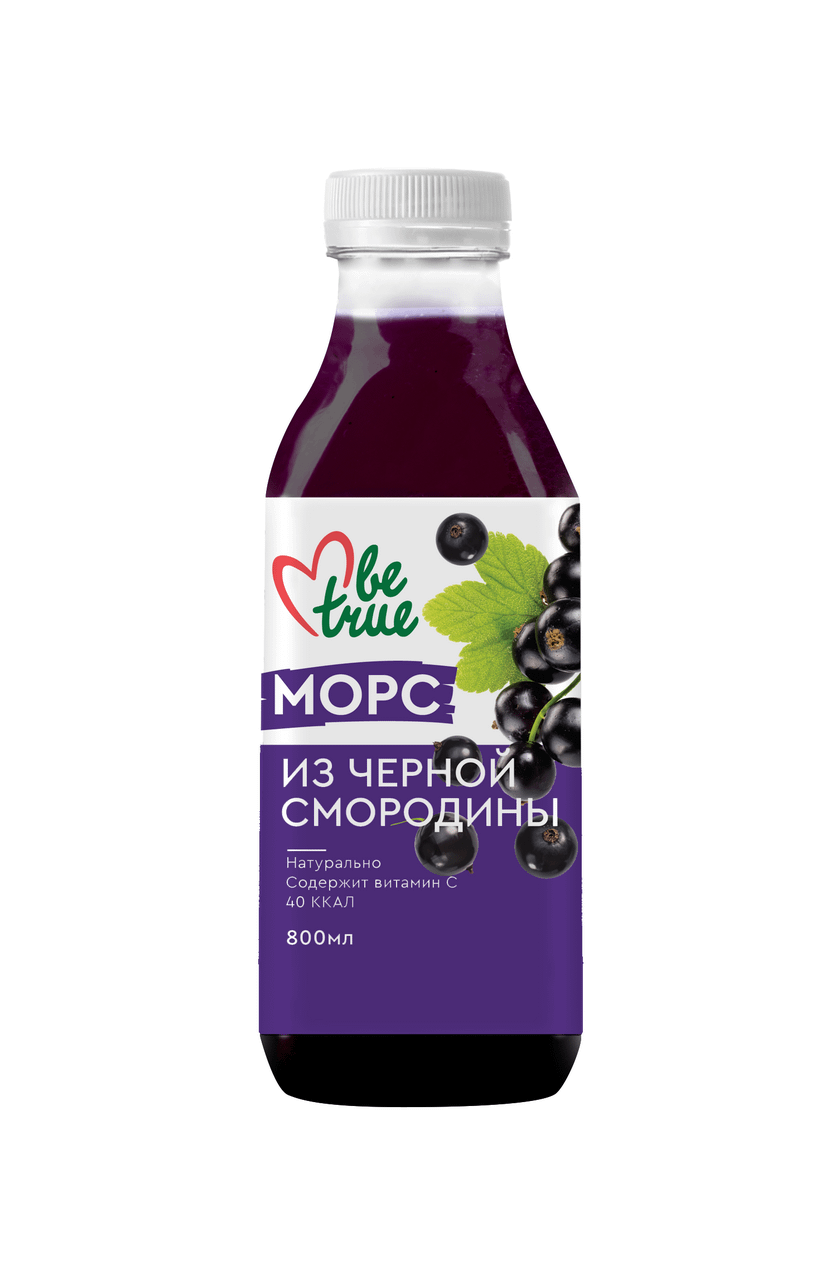 Морс Be True из черной смородины 800 мл 149₽