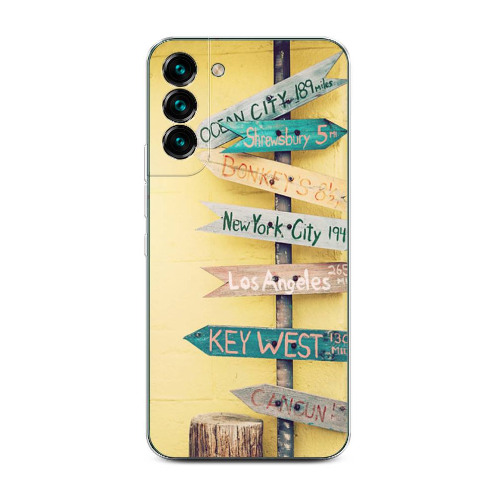 

Чехол Awog на Samsung Galaxy S22 + / Самсунг S22 + "Нулевой километр", Желтый, 2103950-4
