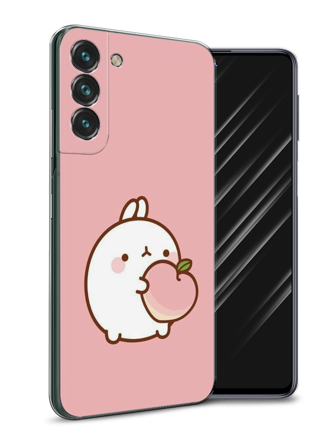 

Чехол Awog на Samsung Galaxy S22 + / Самсунг S22 + "Кролик с персиком", Розовый;бежевый, 2103950-1