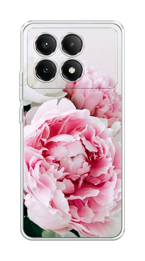 

Чехол на Poco X6 PRO 5G "Розовые и белые пионы", Розовый;белый, 320950-1