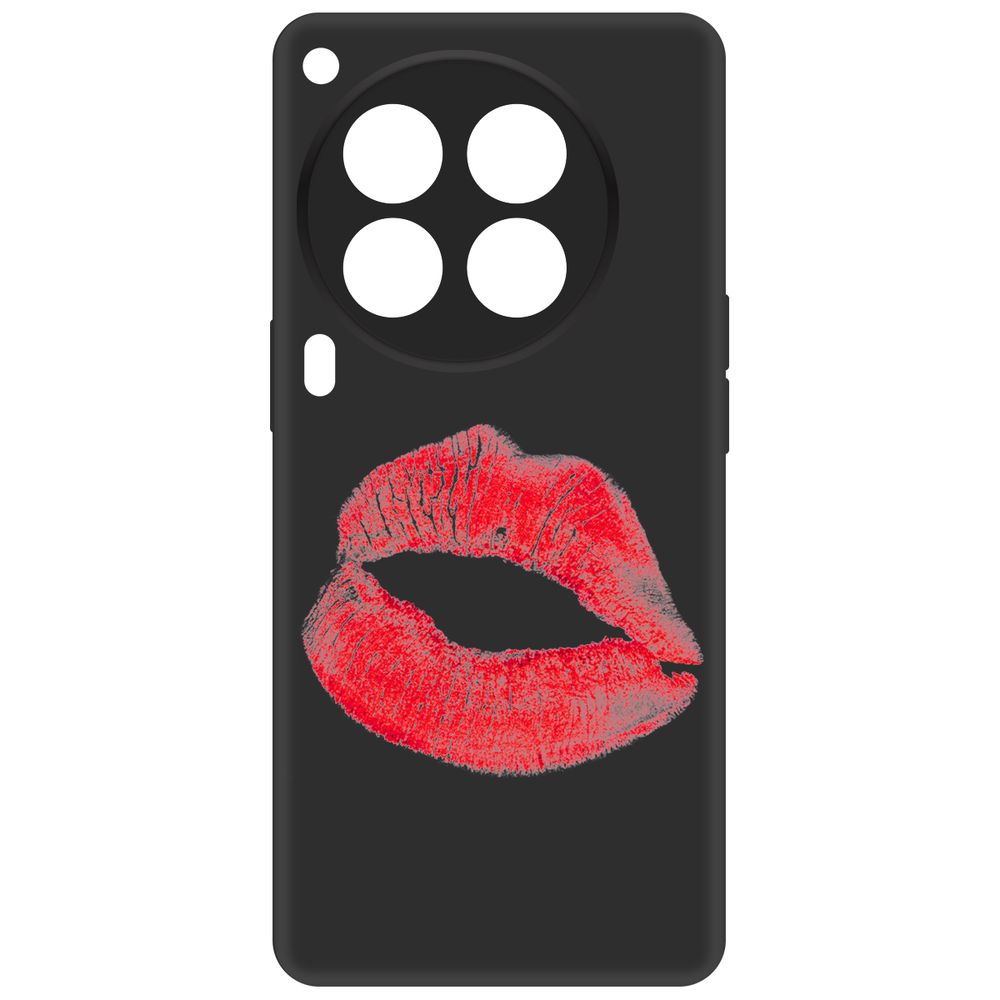 

Чехол-накладка Krutoff Soft Case След помады для TECNO Camon 30 Premier 5G черный