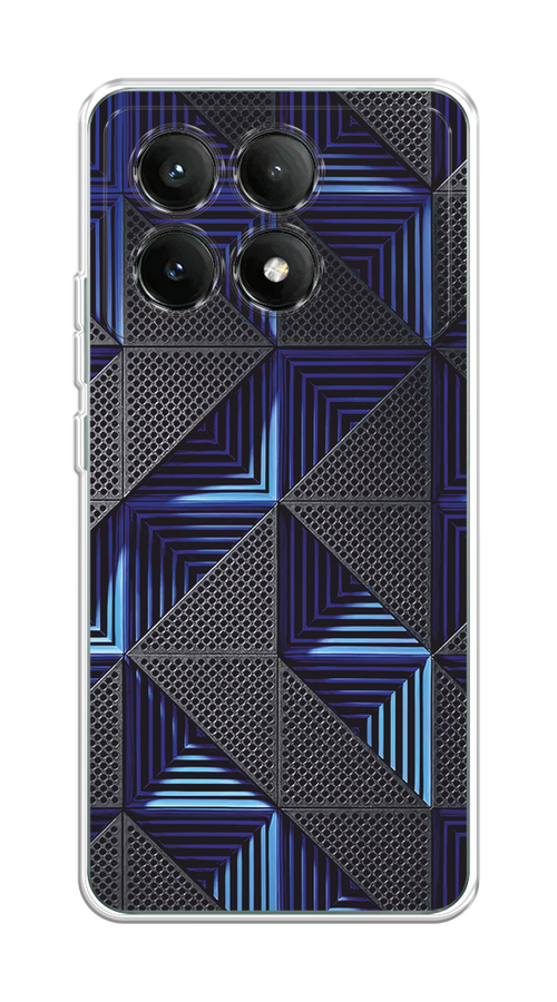 

Чехол на Poco X6 PRO 5G "IBM", Серый;синий, 320950-1