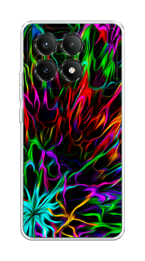 

Чехол на Poco X6 PRO 5G "Разноцветные разводы", Голубой;зеленый;оранжевый, 320950-1