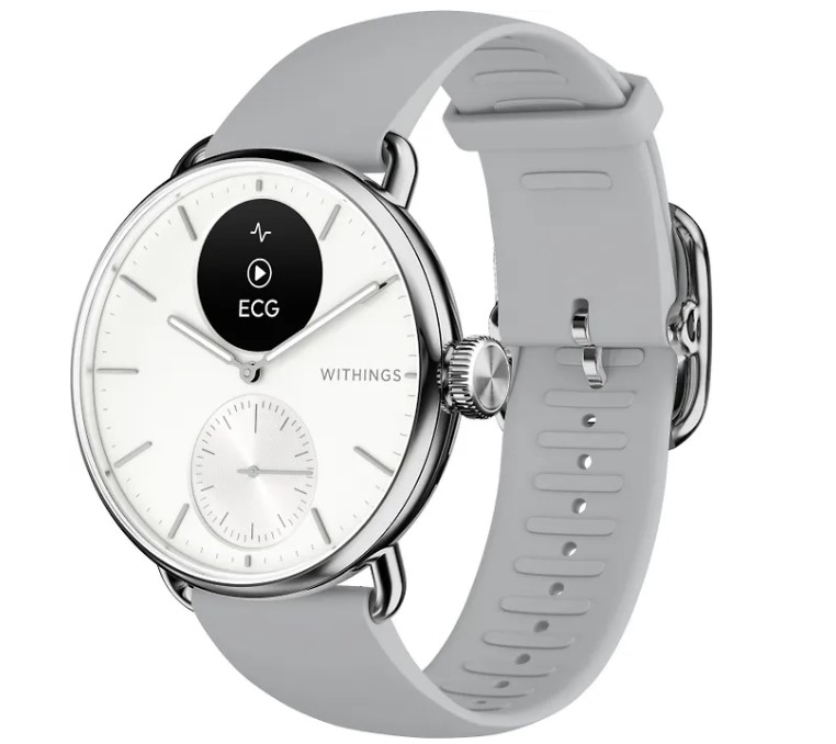 Смарт-часы Withings scan watch 2, 38 мм, белые