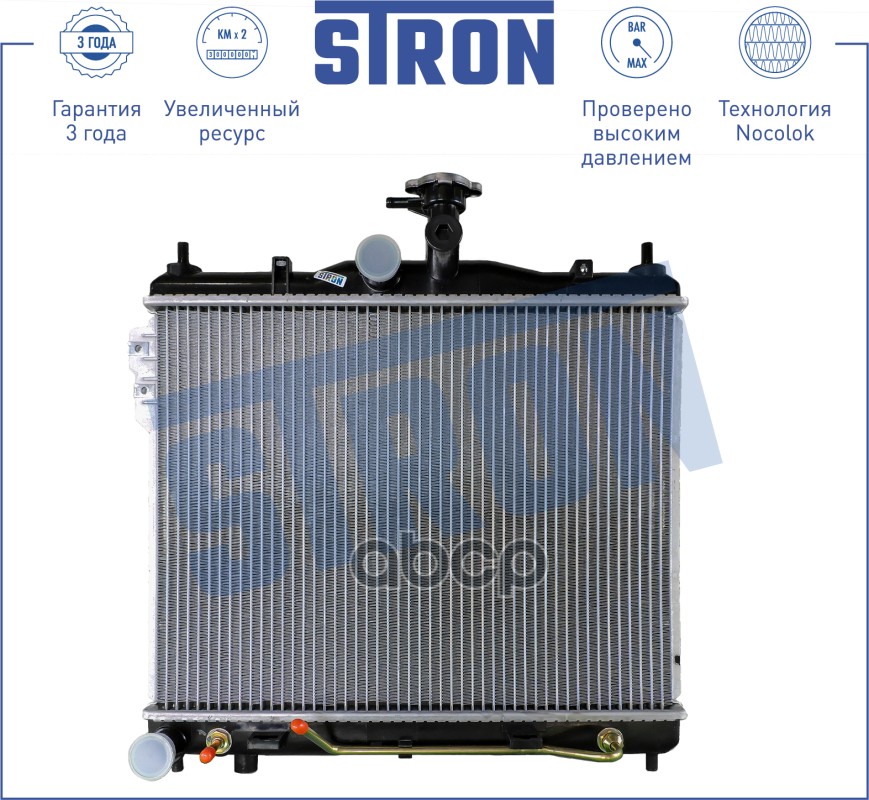 

Радиатор Hyundai Getz (Tb) (02-) STRON арт. STR0217