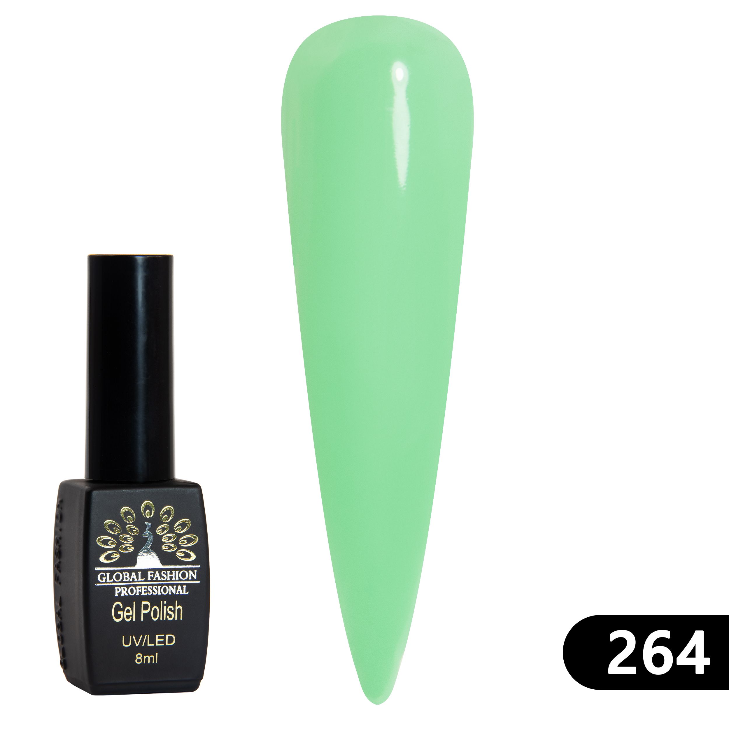 

Гель-лак BLACK ELITE 264 Global Fashion 8 мл