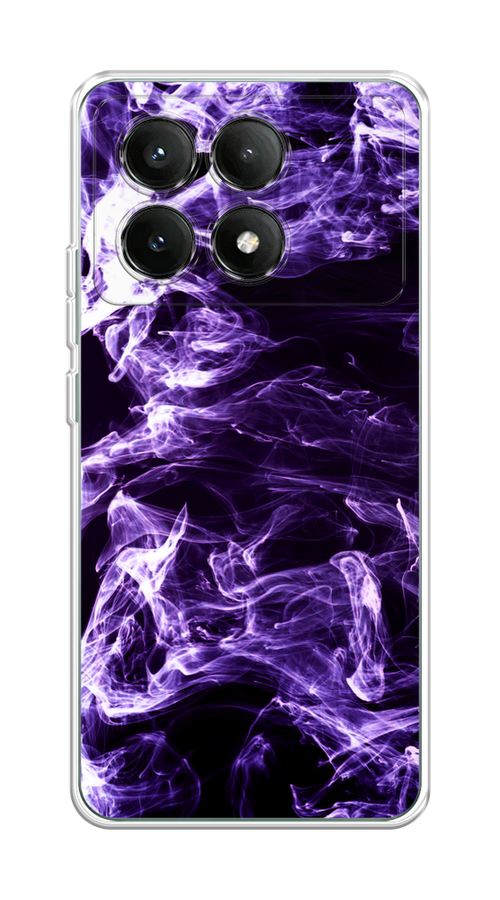

Чехол на Poco X6 PRO 5G "Фиолетовый дым", Фиолетовый;белый;черный, 320950-1