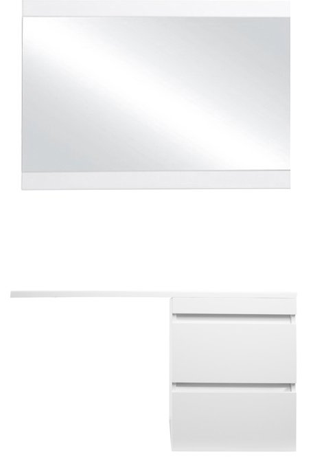 

Style Line Комплект мебели Даллас 110 R Люкс Plus подвесной белый
