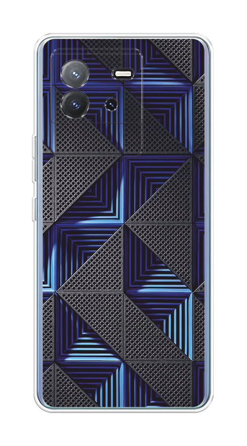 

Чехол на Vivo T2 4G "IBM", Серый;синий, 269550-1