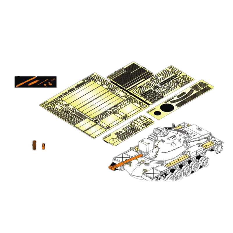 

Фототравление Voyager Model 1/35 для M48A3Basic (с металлическим стволом) (Dragon)PE35726, Однотонный