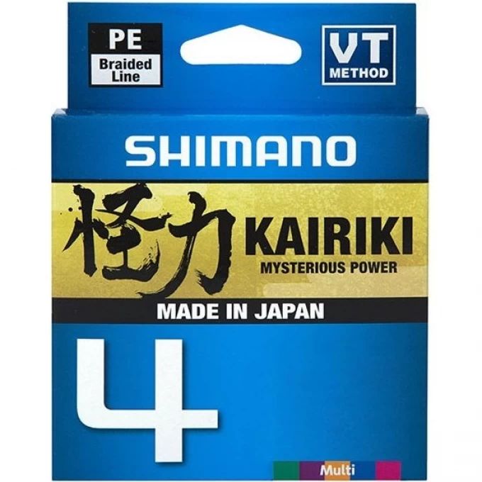 Леска Shimano Kairiki 4, 150м, разноцветная