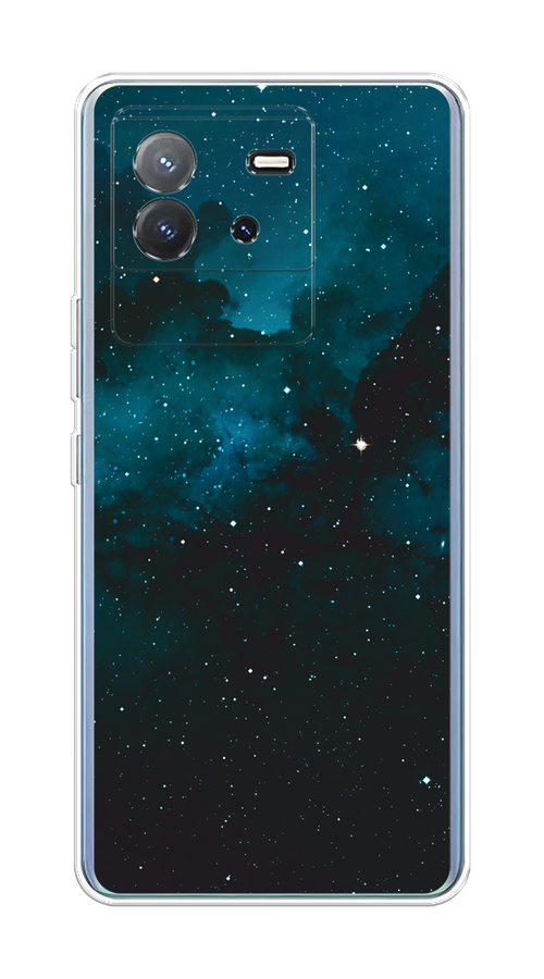 

Чехол на Vivo T2 4G "Синий космос", 269550-1