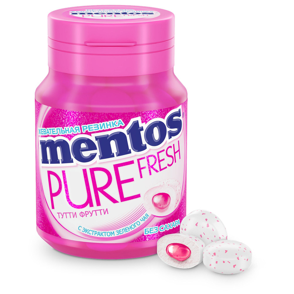 

Жевательная резинка Mentos Pure Fresh Тутти Фрутти 54 г