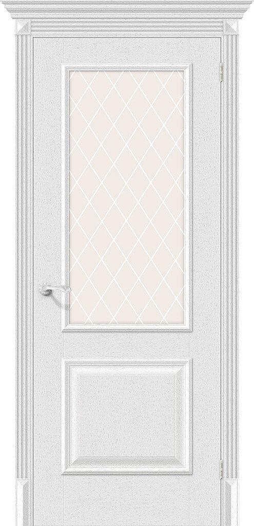 

Дверь Классик-13 Virgin White Сrystal elPORTA Браво, Bravo 200*90