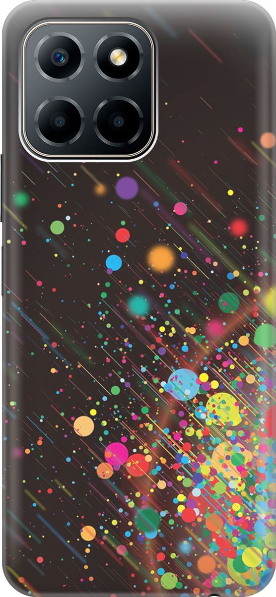 

Силиконовый чехол на Honor X6/X8 5G с принтом "Яркое настроение", Зеленый;красный, 158160