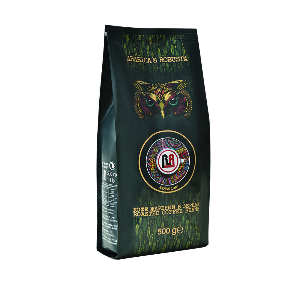 

Кофе зерновой Royal Armenia Arabica/Robusta дой-пак 500 г