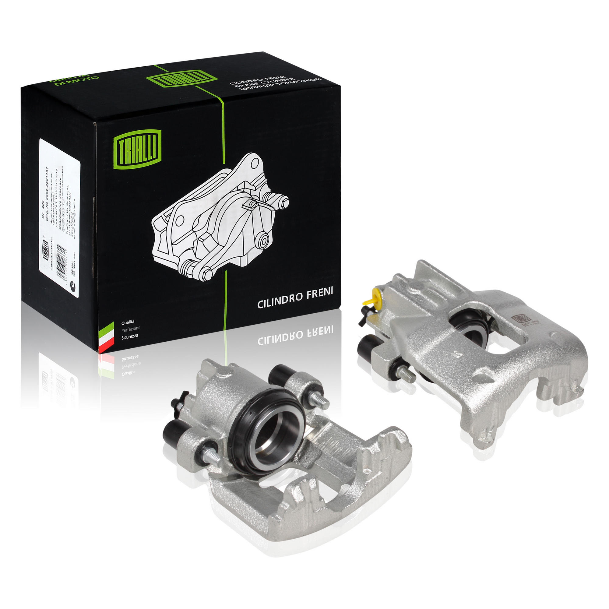 

TRIALLI Суппорт торм. для ам Ford Focus I (98-) перед. лев. d=54mm (CF 102001)