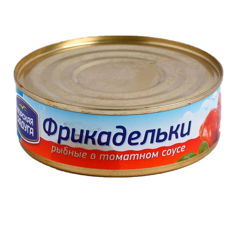 

Фрикадельки Морская радуга рыбные в томатном соусе 235 г