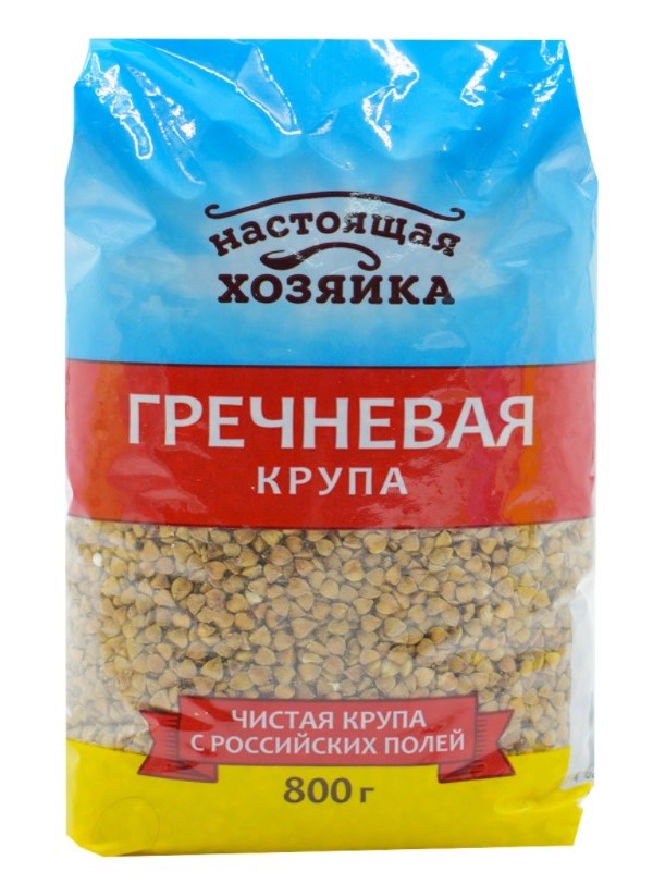 

Гречневая крупа Настоящая хозяйка ядрица 800 г
