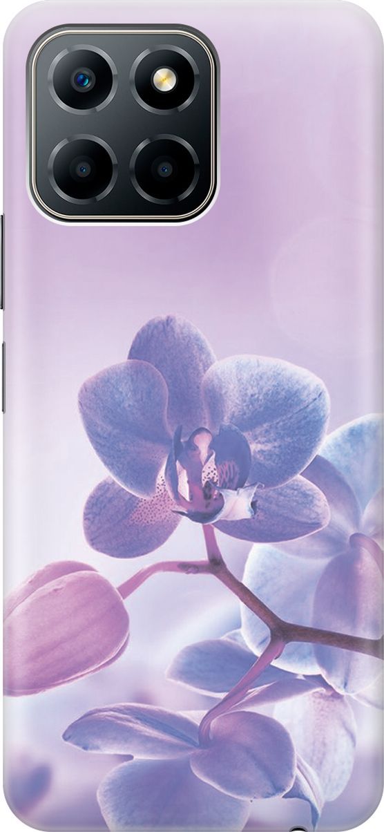 

Силиконовый чехол на Honor X6 / X8 5G с принтом "Лиловые орхидеи", Голубой;фиолетовый, 158168