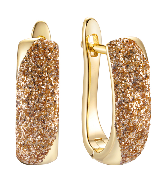 

Серьги из серебра с глиттером Fresh Jewelry Gl-E01767-X-L-G-X-X, Gl-E01767-X-L-G-X-X