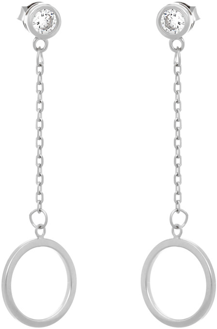 

Серьги из серебра с фианитом Fresh Jewelry HL-E23E45-X-W-W-X-X, HL-E23E45-X-W-W-X-X