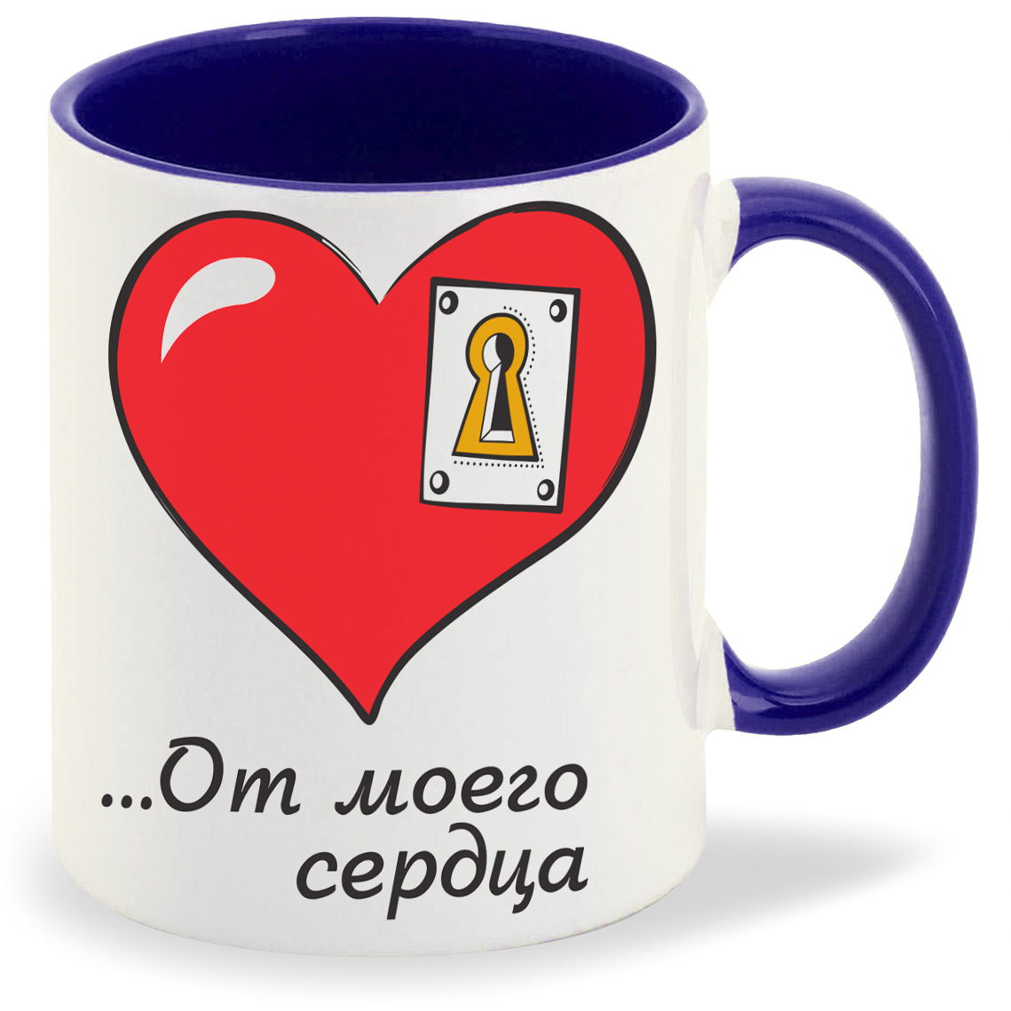 

Кружка CoolPodarok Это ключик от моего сердца есть пара, Это ключик от моего сердца есть пара
