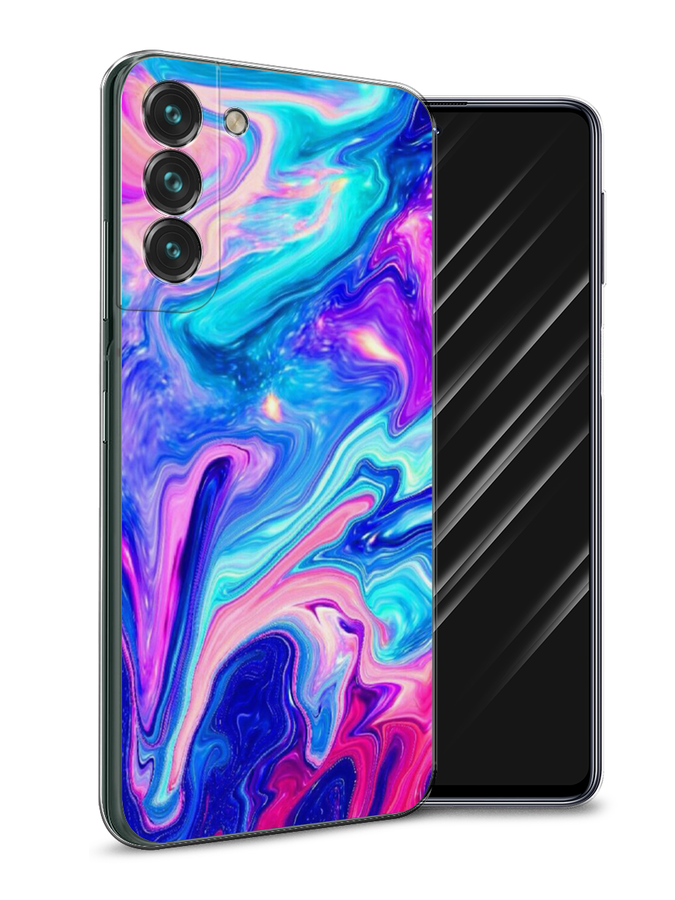 

Чехол Awog на Samsung Galaxy S22 + / Самсунг S22 + "Потеки краски", Розовый, 2103950-10