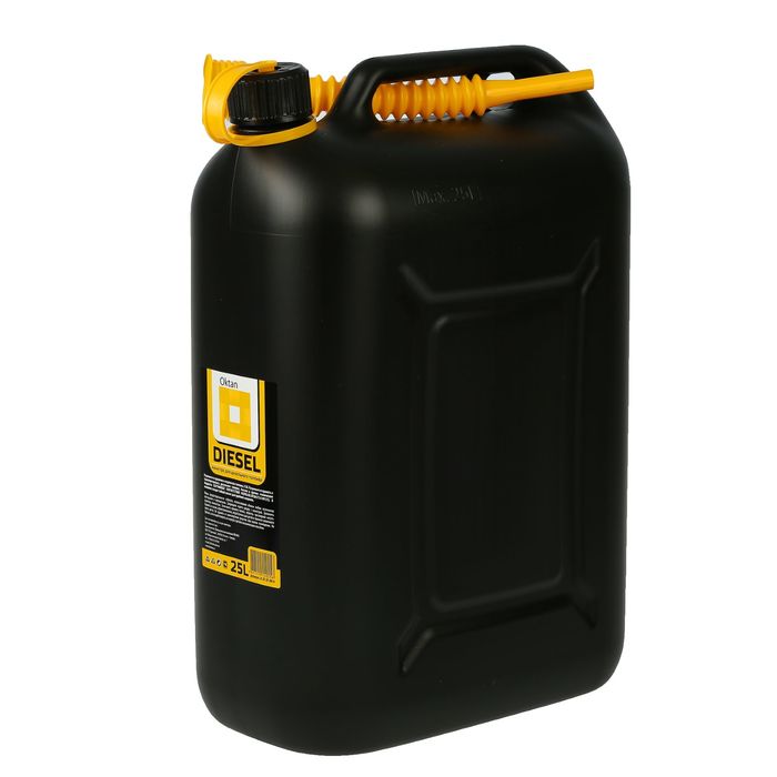 

Канистра ГСМ Oktan DIESEL, 25 л, пластиковая, черная, Черный